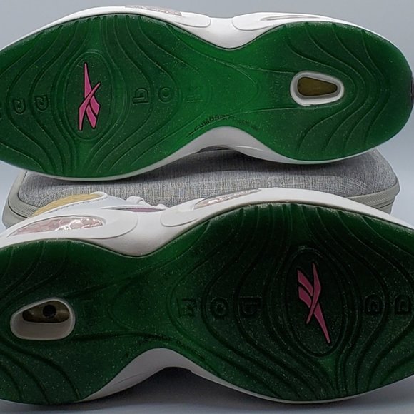 Reebok x Hasbro Question Mid Men's Size 10.5 'Candy Land' White GZ8826 Rare - Picture 5 of 9